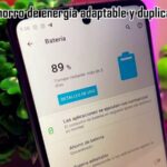 Activa el ahorro de energía adaptable y duplicá la batería Activa el ahorro de energía adaptable