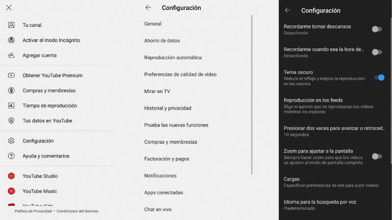 Como Poner YouTube en Modo Oscuro como activar el modo oscuro de youtube