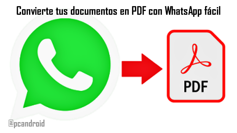 Convierte tus documentos en PDF con WhatsApp fácil Convierte tus documentos en PDF con WhatsApp fácil