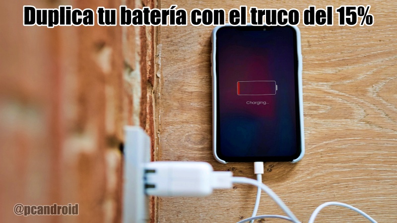 Duplica tu batería con el truco del 15%