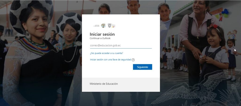 Ingresar al correo institucional
